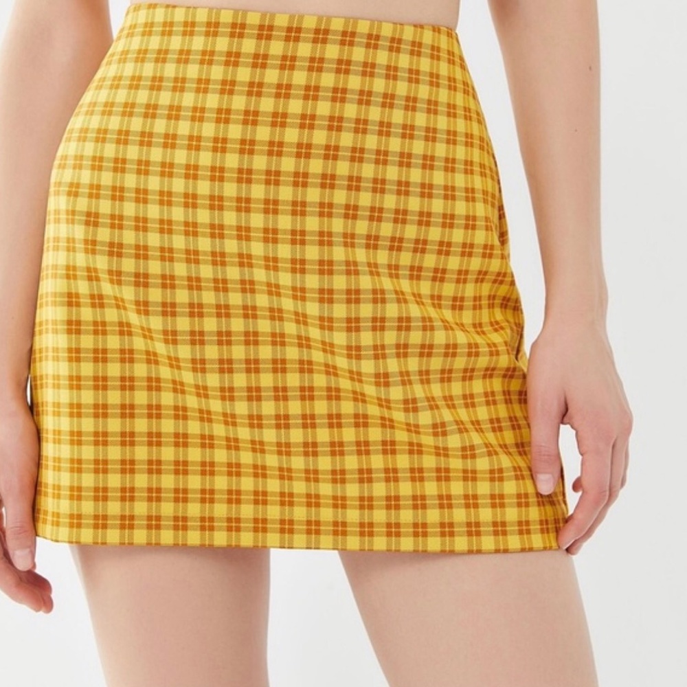 Gretchen plaid mini skirt